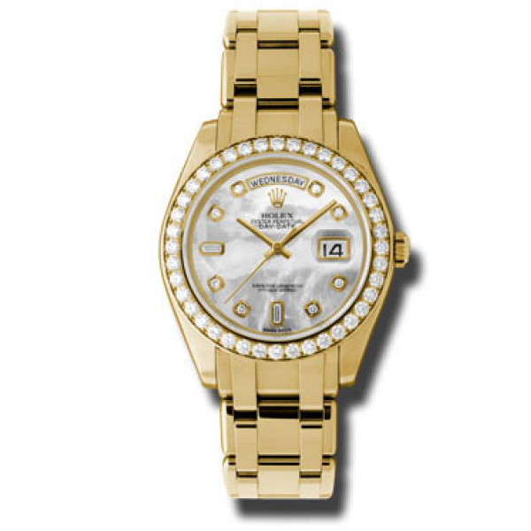 Rolex Watch Day-Date 39mm Special Edition Yellow Gold Masterpiece