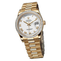 Rolex watches Day-Date President Yellow Gold - Diamond Bezel