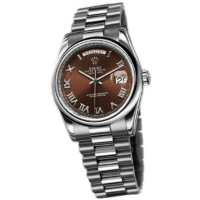 Rolex Watch Day-Date 36mm White Gold - Domed Bezel - President Rolex Watch Day-Date 36mm White Gold - Domed Bezel - President