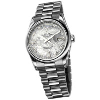 Rolex Watch Day-Date 36mm White Gold - Domed Bezel - President Rolex Watch Day-Date 36mm White Gold - Domed Bezel - President