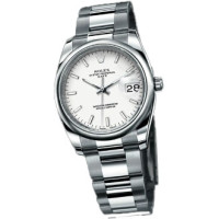 Rolex Watch Date 34mm Domed Bezel - Oyster Bracelet