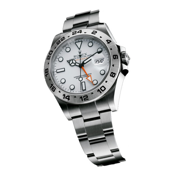 Rolex Watch Explorer II Orange Hand White Dial
