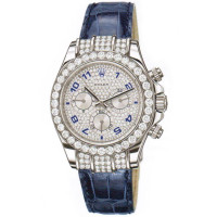 Годинники Rolex Daytona White Gold - Diamond Bezel-Pave diamond dial