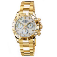 Rolex watches Daytona Yellow Gold - Oysterlock Bracelet mother of pearl dial