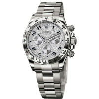 Rolex Watch Cosmograph Daytona White Gold Pave Diamond Dial Rolex Watch Cosmograph Daytona White Gold Pave Diamond Dial
