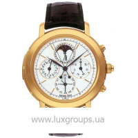 Audemars Piguet Watch Jules Audemars Grande Complication (YG / White / Leather)