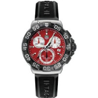 Tag Heuer Watchs Formula 1 Chronograph (SS / Red / Rubber)