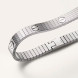 Браслет Cartier Love, біле золото