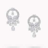 Серьги Graff Classic Butterfly, белое золото, бриллианты Серьги Graff Classic Butterfly, белое золото, бриллианты
