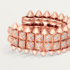 Серьги Clash de Cartier, розовое золото, бриллианты