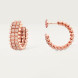Серьги Clash de Cartier, розовое золото, бриллианты