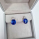 Сережки Crivelli із сапфірами Cornflower Blue, біле золото Сережки Crivelli із сапфірами Cornflower Blue, біле золото