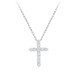 Хрестик Graff, біле золото, діаманти 1,1ct
