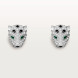 Сережки Panthere de Cartier, біле золото, діаманти, онікс Сережки Panthere de Cartier, біле золото, діаманти, онікс