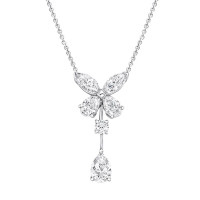 Подвеска Graff Classic Butterfly, белое золото, бриллианты