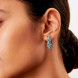 Серьги Sixteen Stone by Tiffany, бриллианты 2.49ct, платина