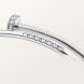 Браслет Cartier Juste un Clou, белое золото, бриллианты