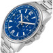 Jaeger Lecoultre Blue Stainless Steel Polaris
