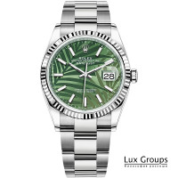 Rolex Datejust 36mm Olive Green Palm Oyster Rolex Datejust 36mm Olive Green Palm Oyster