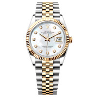 Rolex Datejust 36 Steel YG Mother-of-pearl Diamond Set Dial Jubilee