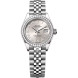 Rolex Lady-Datejust 28 Steel WG Diamonds Silver Jubilee