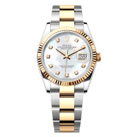 Rolex Datejust 36 Steel YG Mother-of-pearl Oyster
