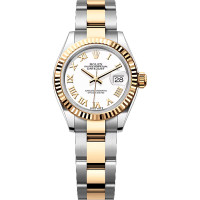 Rolex Lady-Datejust 28 Steel YG White Oyster