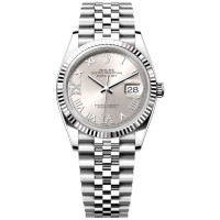 Rolex Datejust 36 Silver Diamond-set Jubilee