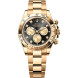 Rolex Cosmograph Daytona YG black golden, diamond-set dial Oyster