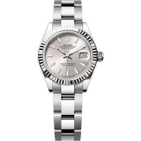 Rolex Lady-Datejust 28 Steel WG Silver Oyster