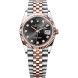 Rolex Datejust 36 Steel Everose Bright Black Diamond-set Dial Jubilee