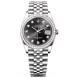 Rolex Datejust 36 Diamonds Bright Black Jubilee
