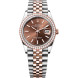 Rolex Datejust 36 Steel Everose Diamonds Chocolate Jubilee