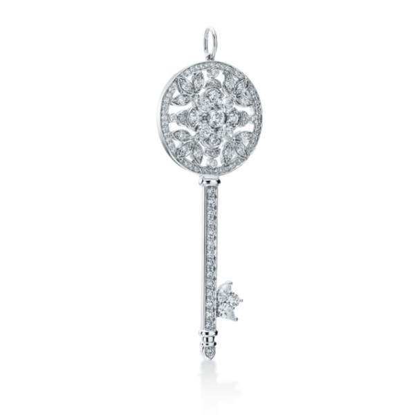 Підвіска-ключ Tiffany & Co, платина, діаманти