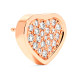 Сережки Chopard Happy Hearts, рожеве золото, діаманти Сережки Chopard Happy Hearts, рожеве золото, діаманти