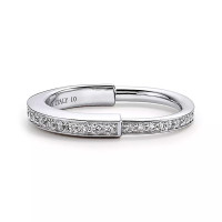 Кольцо Tiffany Lock, белое золото, бриллианты