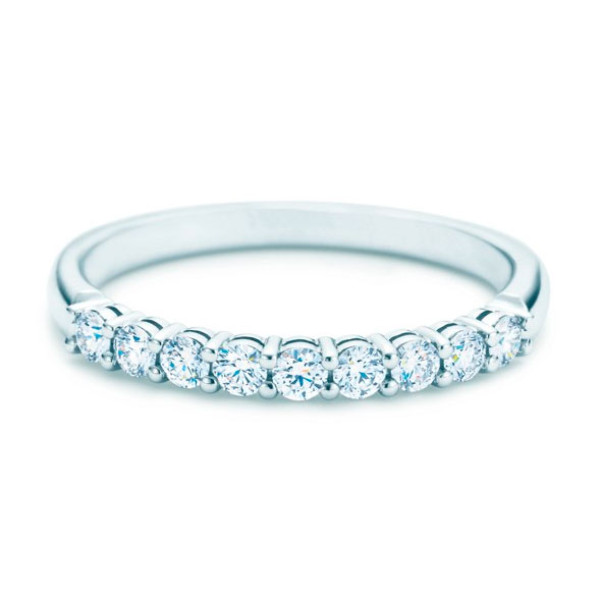 Кольцо Tiffany & Co. Embrace, платина, бриллианты