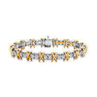 Браслет Tiffany & Co. Schlumberger 36 Stone, платина, жовте золото, діаманти