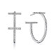 Сережки Tiffany T Diamond Hoop