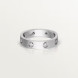 Кольцо Cartier Love, белое золото, бриллианты