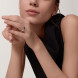 Кольцо Cartier Love, белое золото, бриллианты