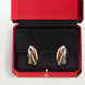 Серьги Cartier Trinity
