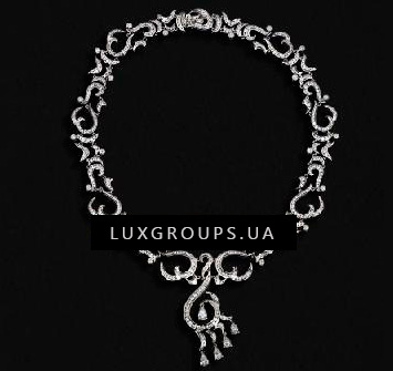 Колье Carrera y Carrera Peacock 18K White Gold Necklace with Diamonds Колье Carrera y Carrera Peacock 18K White Gold Necklace with Diamonds