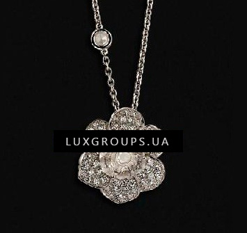 Подвеска Carrera y Carrera Gardenia 18K White Gold Necklace with Rock Crystal and Diamonds Подвеска Carrera y Carrera Gardenia 18K White Gold Necklace with Rock Crystal and Diamonds