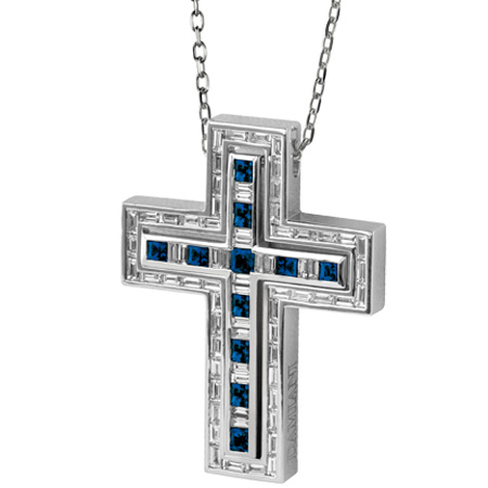 Подвеска Damiani Belle Epoque белое золото, бриллианты, сапфиры (20055759) Подвеска Damiani Belle Epoque белое золото, бриллианты, сапфиры (20055759)