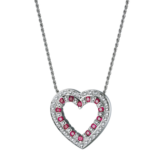 Подвеска Damiani Belle Epoque белое золото, бриллианты, рубины (20017109) Подвеска Damiani Belle Epoque белое золото, бриллианты, рубины (20017109)