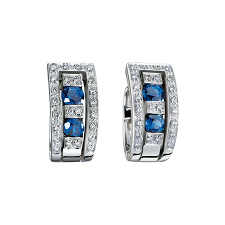 Серьги Damiani Belle Epoque белое золото, бриллианты, сапфиры (20000853) Серьги Damiani Belle Epoque белое золото, бриллианты, сапфиры (20000853)