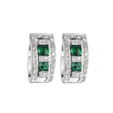 Серьги Damiani Belle Epoque белое золото, бриллианты, изумруды (20000852) Серьги Damiani Belle Epoque белое золото, бриллианты, изумруды (20000852)