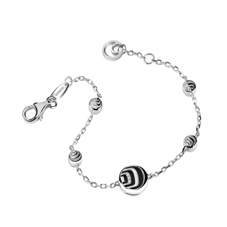 Браслет Damiani Damianissima.925 серебро, бриллианты, оникс (20045653) Браслет Damiani Damianissima.925 серебро, бриллианты, оникс (20045653)
