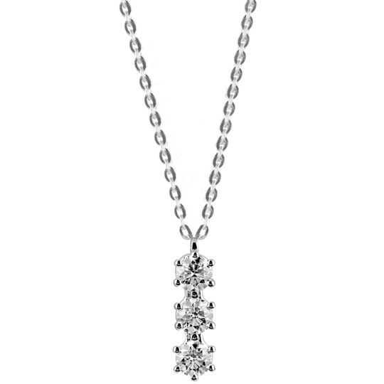 Подвеска Damiani Elettra, белое золото, бриллианты Подвеска Damiani Elettra, белое золото, бриллианты